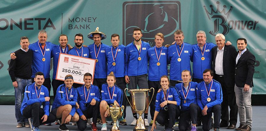 Tenisovou extraligu 2017 vyhrál Prostějov