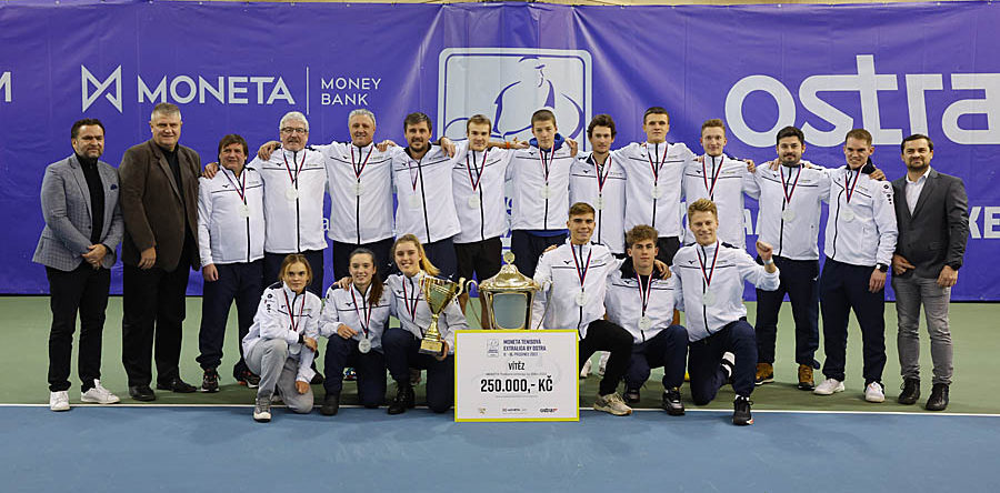 Tenisovou extraligu 2022 vyhrál Prostějov + FOTO